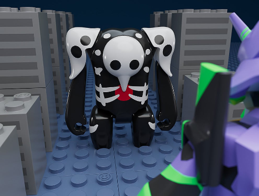 BRICKROID 新世纪福音战士新剧场版 第四使徒 萨基尔