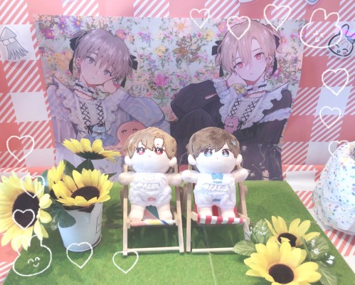 哈里路亚宝贝 吴都&樱咲冬夏 15cm 毛绒玩偶套装