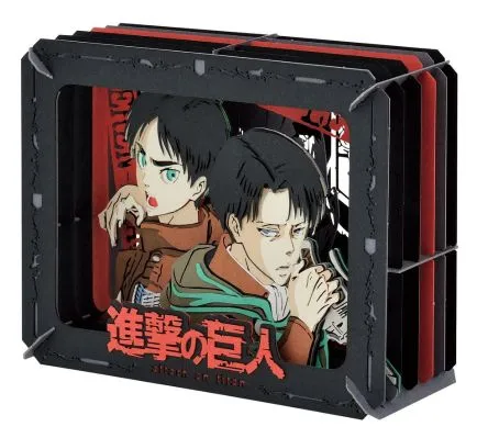 进击的巨人 纸剧场 PT-175 艾伦和利威尔