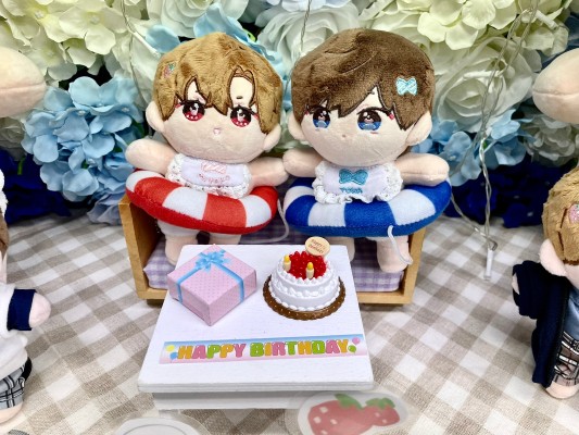 哈里路亚宝贝 吴都&樱咲冬夏 15cm 毛绒玩偶套装