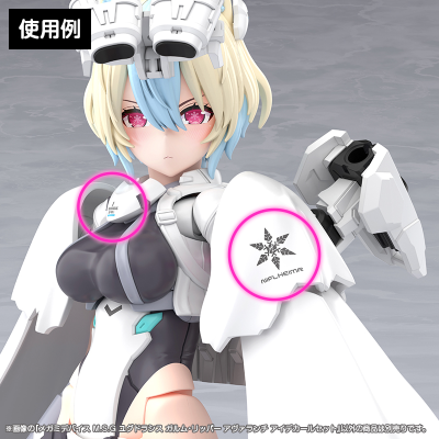 女神装置 M.S.G YGGDRASIS 加姆 : 撕裂者 雪崩 眼睛水贴套装