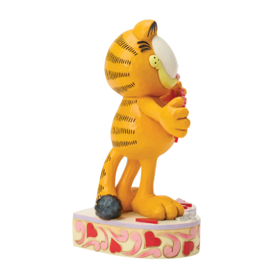 加菲猫和心形花环 收藏摆件