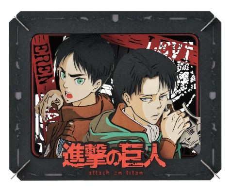 进击的巨人 纸剧场 PT-175 艾伦和利威尔