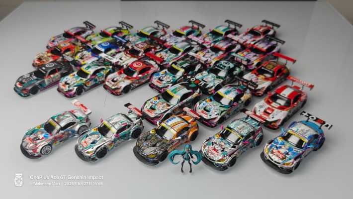 初音未来 GT企划 1/64 GOODSMILE 初音未来 AMG 2025 SPA24H