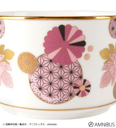 鬼灭之刃 Noritake 灶门祢豆子＆我妻善逸 联名杯碟套装