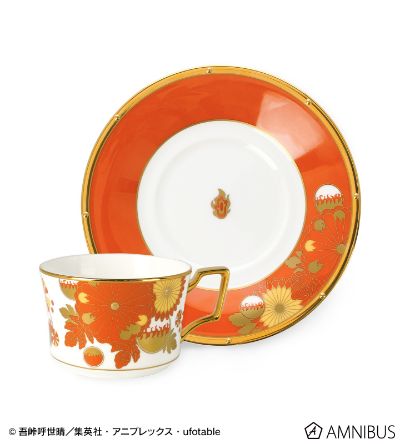 鬼灭之刃 Noritake 灶门炭治郎＆炼狱杏寿郎 联名杯碟套装