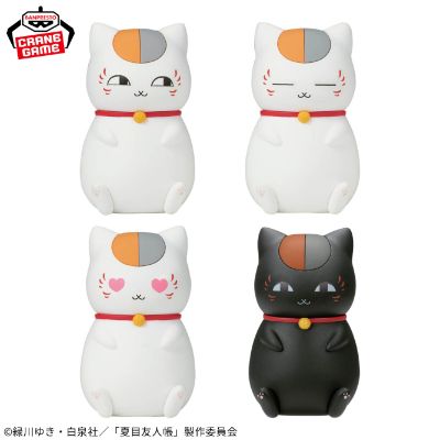 夏目友人帐 猫咪老师和黑猫 迷你手办