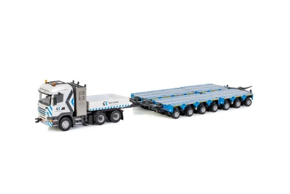 01-3438 斯堪尼亚R6 HIGHLINE 6X4牵引卡车+索埃勒INTER COMBI拖车；新加坡博盛