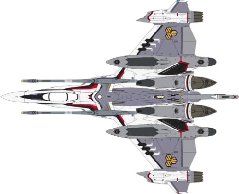 65900 超时空要塞系列 VF-25F 龙卷风弥赛亚“超时空要塞 F”(大气层内规格)