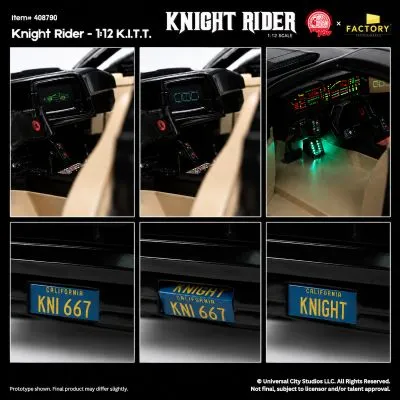 Factory Entertainment 《霹雳游侠》K.I.T.T. 智能跑车套装