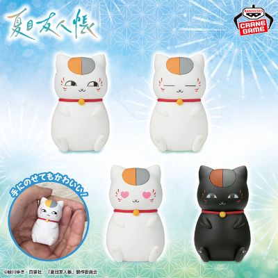 夏目友人帐 猫咪老师和黑猫 迷你手办