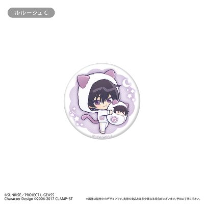 【Code Geass 反叛的鲁路修】闪光马口铁徽章盲盒 襁褓睡衣Ver.