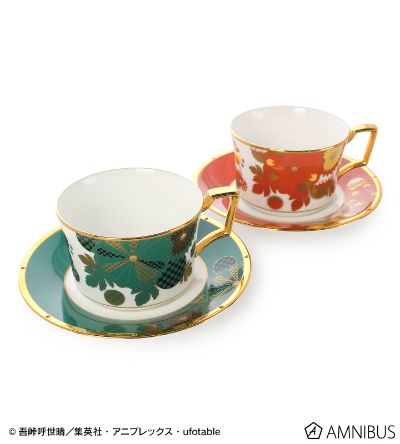 鬼灭之刃 Noritake 灶门炭治郎＆炼狱杏寿郎 联名杯碟套装