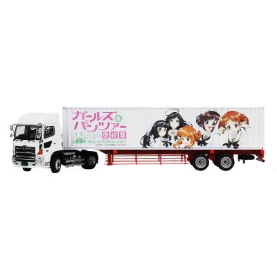 GPSP-4 附带日野牵引卡车头的40英尺鮟鱇鱼小队角色集装箱全套装