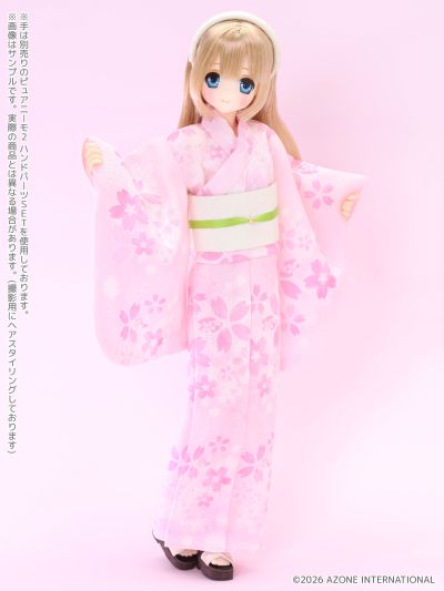 POD012-SYG  Sarah's a la Mode 莎拉/甜蜜时光 浴衣系列~金发~ Labelshop秋叶原店开业12周年纪念款(AZONE网上商店限定)