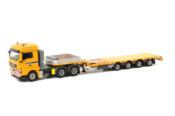 04-1060 man tgx xlx 6x4牵引卡车+利勃海尔4轴低装载半挂拖车