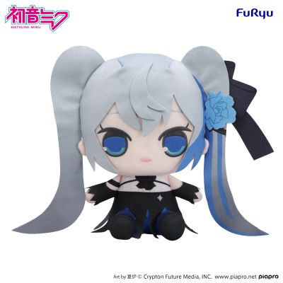 初音未来 蓝玫瑰 大号毛绒玩偶