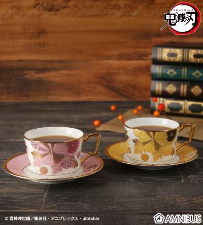 鬼灭之刃 Noritake 灶门祢豆子＆我妻善逸 联名杯碟套装