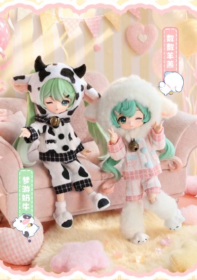 布鲁可积木人 绮遇记1/12-初音未来第2弹-毛绒绒甜梦派对