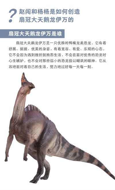 PNSO恐龙大王成长陪伴模型53 扇冠大天鹅龙伊万