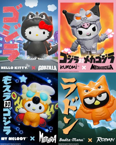 Hello Kitty与朋友们 × 哥斯拉