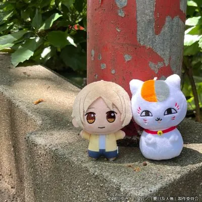 夏目友人帐 小小谷努咪 毛绒玩偶挂件