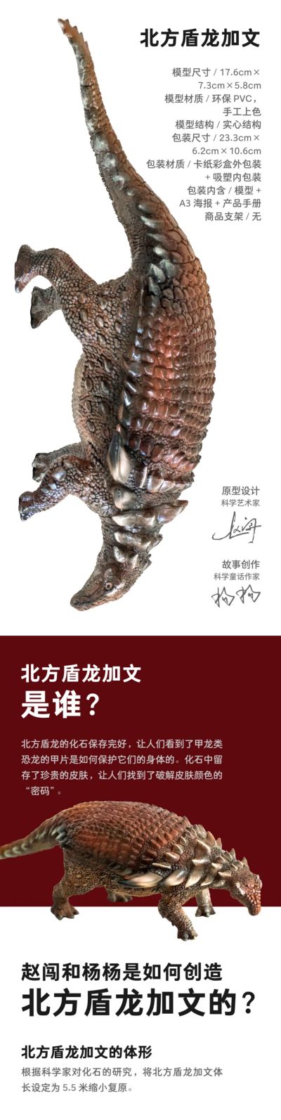 PNSO恐龙大王  成长陪伴模型31 北方盾龙加文