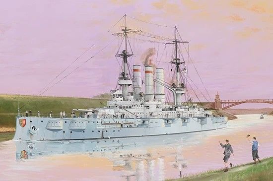 05355 德皇海军 前无畏战列舰 石勒苏益格-荷尔斯泰因 1908