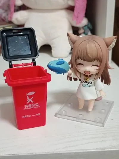 粘土人#2831 我家的猫是可爱女孩 黄豆粉