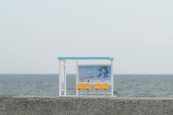 公交站台 微缩场景摆件