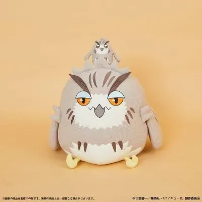 排球少年!! Palude联名 木兔光太郎猫头鹰毛绒抱枕