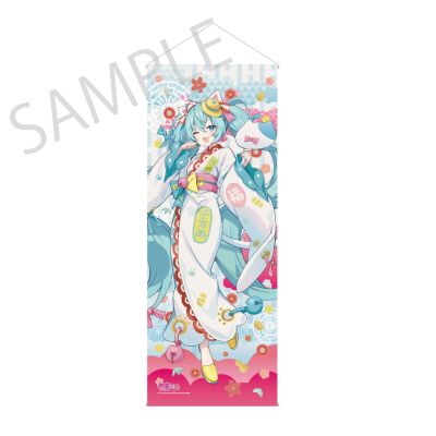 初音未来×招财猫×盛夏熊谷 等身挂画