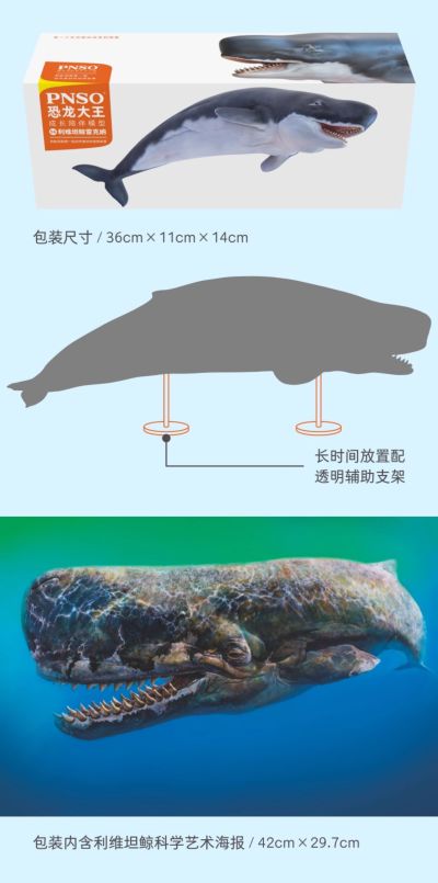 PNSO恐龙大王成长陪伴模型56 利维坦鲸雷克纳