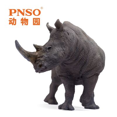 PNSO动物园成长陪伴模型08 白犀牛尼卡