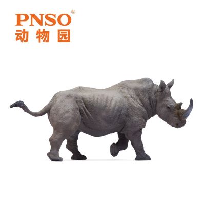 PNSO动物园成长陪伴模型08 白犀牛尼卡