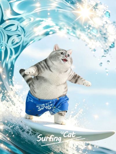 Double one 冲浪猫