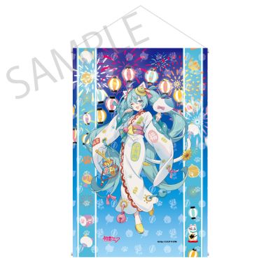 初音未来×招财猫×盛夏熊谷 挂画