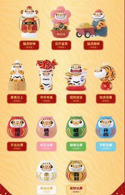 我不是胖虎 福虎招财系列 盲盒
