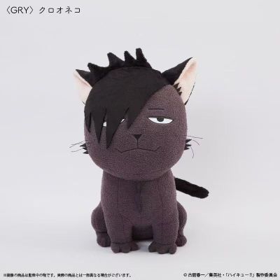 排球少年!! Palude联名 黑尾铁朗猫咪毛绒抱枕