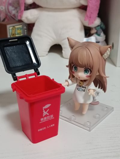 粘土人#2831 我家的猫是可爱女孩 黄豆粉