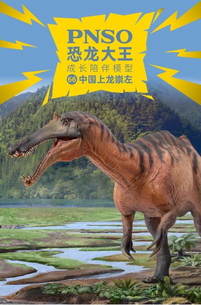 PNSO恐龙大王 成长陪伴模型66 中国上龙崇左