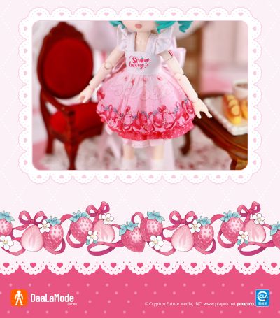 布鲁可积木人 绮遇记限量吊卡-初音未来草莓蛋糕