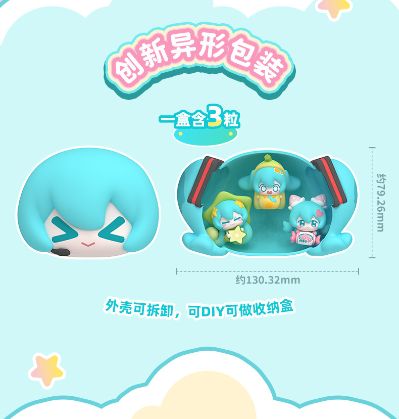 初音未来 水果糖主题 Qface盲盒