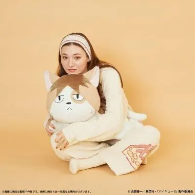 排球少年!! Palude联名 孤爪研磨猫咪毛绒抱枕