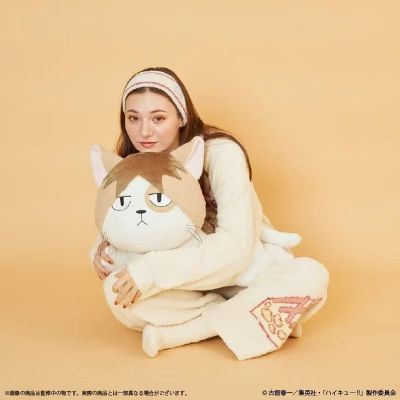 排球少年!! Palude联名 孤爪研磨猫咪毛绒抱枕