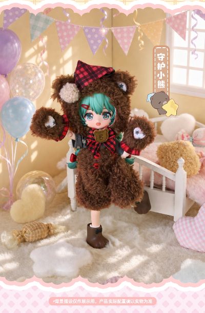 布鲁可积木人 绮遇记1/12-初音未来第2弹-毛绒绒甜梦派对