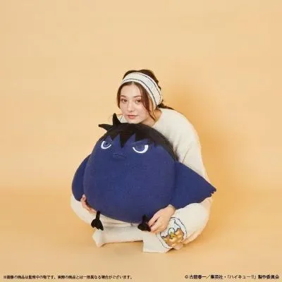 排球少年!! Palude联名 影山飞雄乌鸦毛绒抱枕