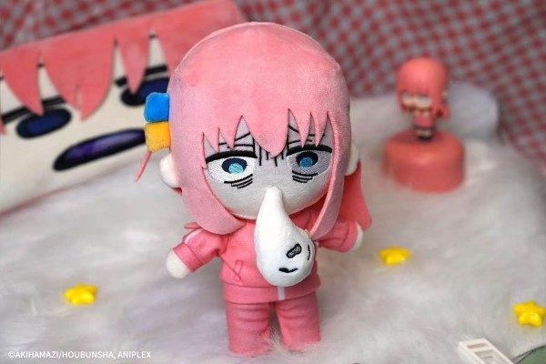 孤独摇滚！后藤独 抽拉灵魂 毛绒玩偶