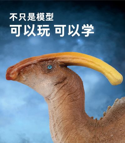 PNSO恐龙大王  成长陪伴模型44 副栉龙 怀亚特