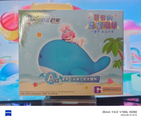一番赏 蔚蓝档案 夏日的愿望清单 A赏 星野（泳装）发光摆件